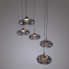 15694-15 POSH LAMPA WISZĄCA SZARA