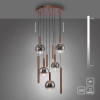2287-23 BOWL LAMPA WISZĄCA BRĄZOWA