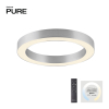 6310-95 PURE LINES ROUND LAMPA SUFITOWA STALOWA