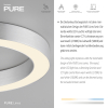 6310-95 PURE LINES ROUND LAMPA SUFITOWA STALOWA