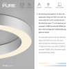 6310-95 PURE LINES ROUND LAMPA SUFITOWA STALOWA