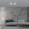 6310-95 PURE LINES ROUND LAMPA SUFITOWA STALOWA