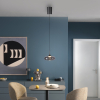 15692-15 POSH LAMPA WISZĄCA SZARA