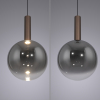 2284-23 BOWL LAMPA WISZĄCA BRĄZOWA