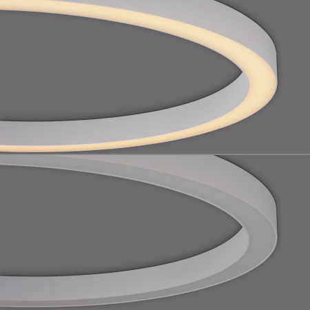 6306-16 PURE LINES ROUND LAMPA SUFITOWA BIAŁA
