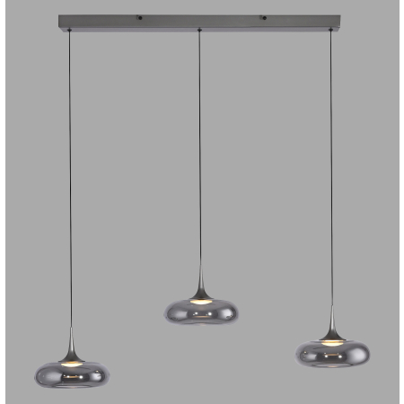 15693-15 POSH LAMPA WISZĄCA SZARA