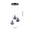 2222-15 PURE E-INFIITY LAMPA WISZĄCA SZARA