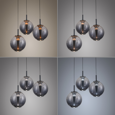 2222-15 PURE E-INFIITY LAMPA WISZĄCA SZARA