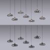 15695-15 POSH LAMPA WISZĄCA SZARA