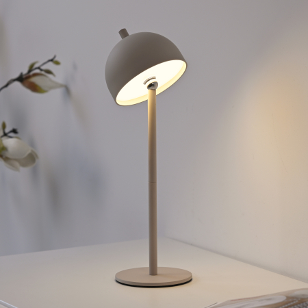 19244-39 BELLIS LAMPA STOŁOWA BEŻOWA