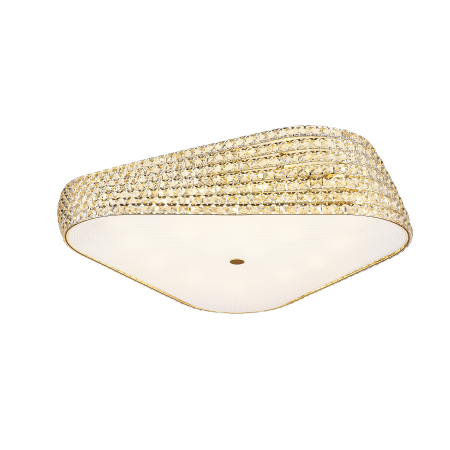 C0286-18X-F7AC BABYLON LAMPA SUFITOWA ZŁOTA/GOLD