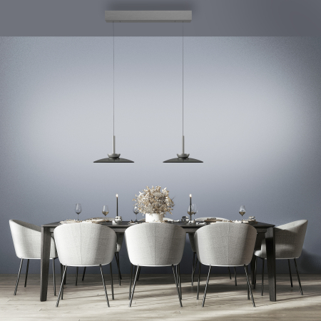 2194-15 PURE MOON LAMPA WISZĄCA SZARA