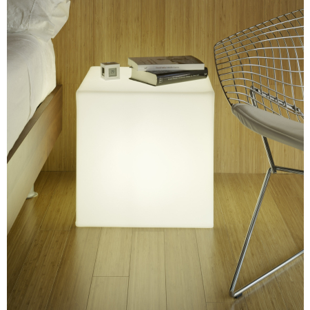 3183 CUBY 45 CABLE STOLIK Z PODŚWIETLENIEM BIAŁY