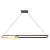 P241145502A RAVON LAMPA WISZĄCA ZŁOTA+CZARNA/GOLD+BLACK