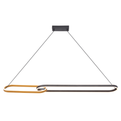 P241145502A RAVON LAMPA WISZĄCA ZŁOTA+CZARNA/GOLD+BLACK