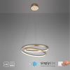 2472-12 ROMAN LAMPA WISZĄCA ZŁOTY