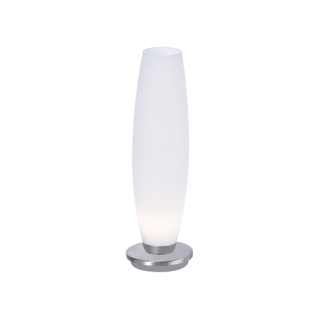 4027-55 TYRA LAMPA STOŁOWA SREBRNY