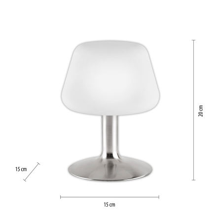 4078-55 TILL LAMPA STOŁOWA STALOWY