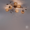 6398-48 GRETA LAMPA SUFITOWA RDZA/ZŁOTY