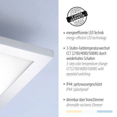 8112-17 FLAG LAMPA SUFITOWA CHROM