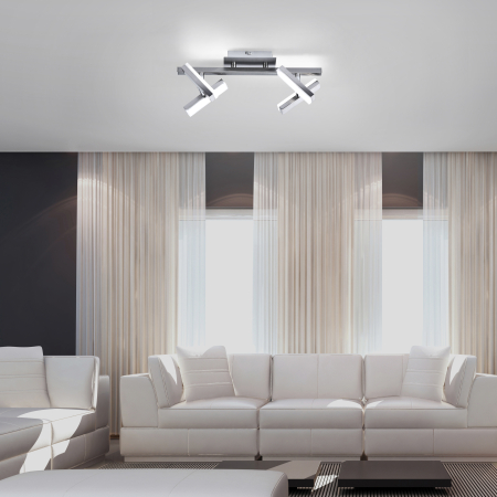 11277-55  RICO LAMPA SUFITOWA STALOWY