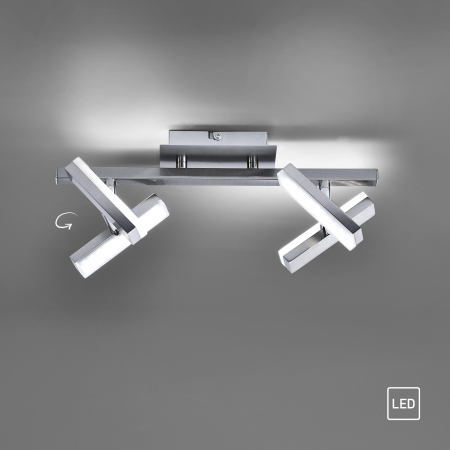11277-55  RICO LAMPA SUFITOWA STALOWY