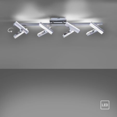 11278-55  RICO LAMPA SUFITOWA STALOWY