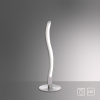 15128-55 WAVE LAMPA STOŁOWA STALOWY