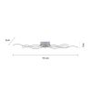 15166-55  WAVE LAMPA SUFITOWA STALOWY