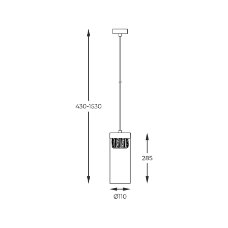 P0389-01D-0FD2 GEM LAMPA WISZĄCA