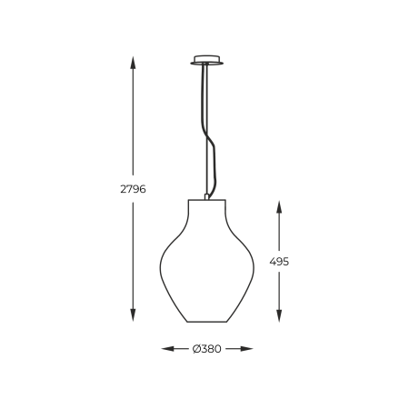 P19066A-D38 BRESSO LAMPA WISZĄCA