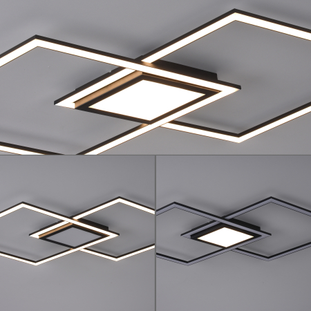 14695-18 ASMIN LAMPA SUFITOWA CZARNY