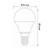 ORO-E14-G45-TOTO-5W- DW ŻARÓWKA