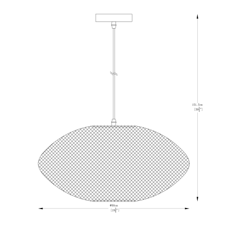 A8032L-MBK ORION LAMPA WISZĄCA CZARNY MAT/MATT BLACK