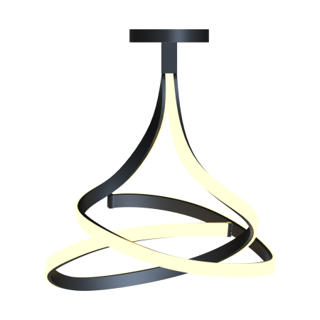 MX9932-2-3BD VISO LAMPA SUFITOWA CZARNA/BLACK