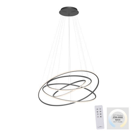 2124-13 TESSARA LAMPA WISZĄCA ANTRACYT