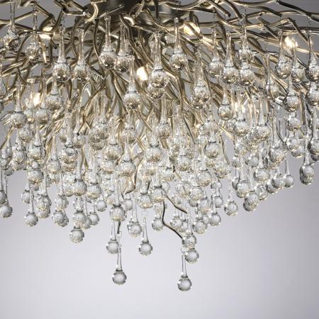 8092-55 ICICLE LAMPA SUFITOWA STALOWY