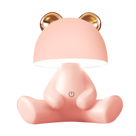 KDR-6303-PK LAMPA STOŁOWA MIŚ RÓŻOWA/PINK