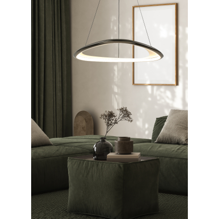 MD3888-1L-3BCT GETAFE LAMPA WISZĄCA CZARNY CHROM/BLACK CHROME