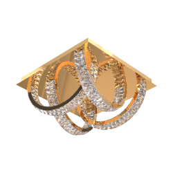MX3274-4-3GT TULA LAMPA SUFITOWA ZŁOTA/GOLD