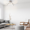 15441-55 VIOLETTA LAMPA SUFITOWA STALOWY