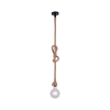 15481-18 ROPE LAMPA WISZĄCA BRĄZOWY
