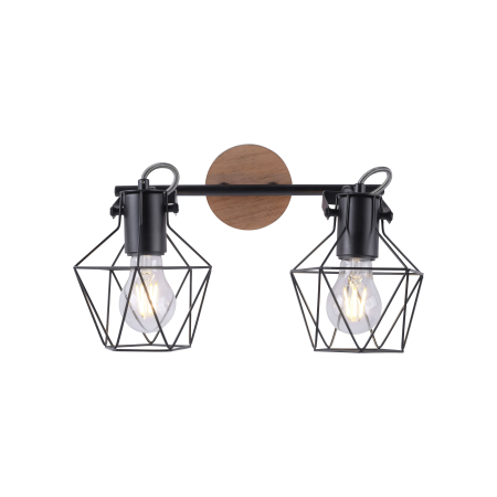 15672-78 JARO LAMPA SUFITOWA CZARNY/DREWNO
