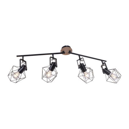 15674-78 JARO LAMPA SUFITOWA CZARNY/DREWNO