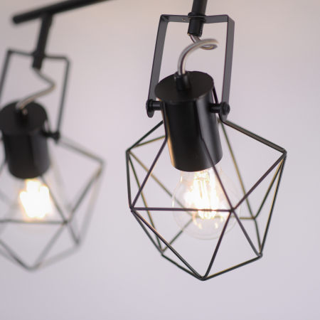 15674-78 JARO LAMPA SUFITOWA CZARNY/DREWNO