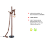 15484-18 ROPE LAMPA PODŁOGOWA BRĄZOWY