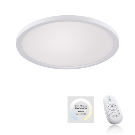 15571-16 FLAT LAMPA SUFITOWA BIAŁY
