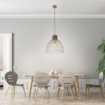 11489-60 ALAMI LAMPA WISZĄCA MATOWY MOSIĄDZ