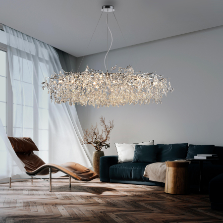 2037-17 RICICLE LAMPA WISZĄCA CHROM