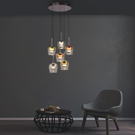 2744-70 Q-KON LAMPA WISZĄCA MULTIKOLOR